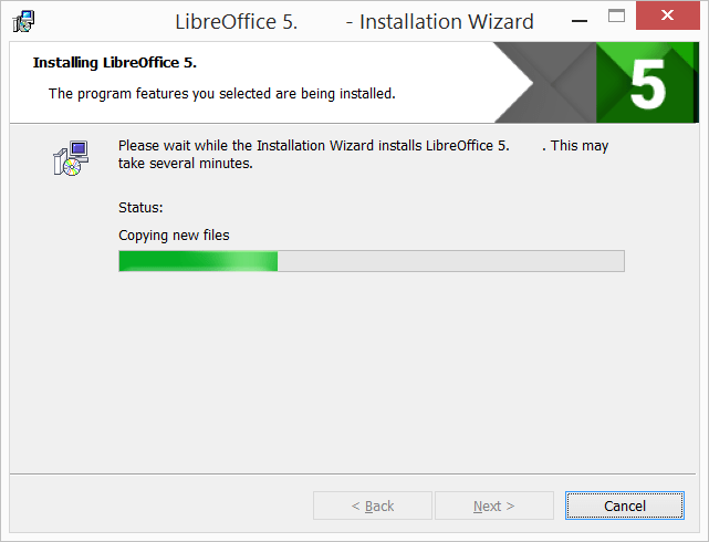 Տեղադրվում է LibreOffice